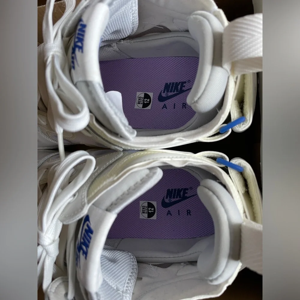 Nike Air Force 1 Mid React - Summit White shoes US12/EUR46 DQ1872-101 brand new - Picture 10 of 12